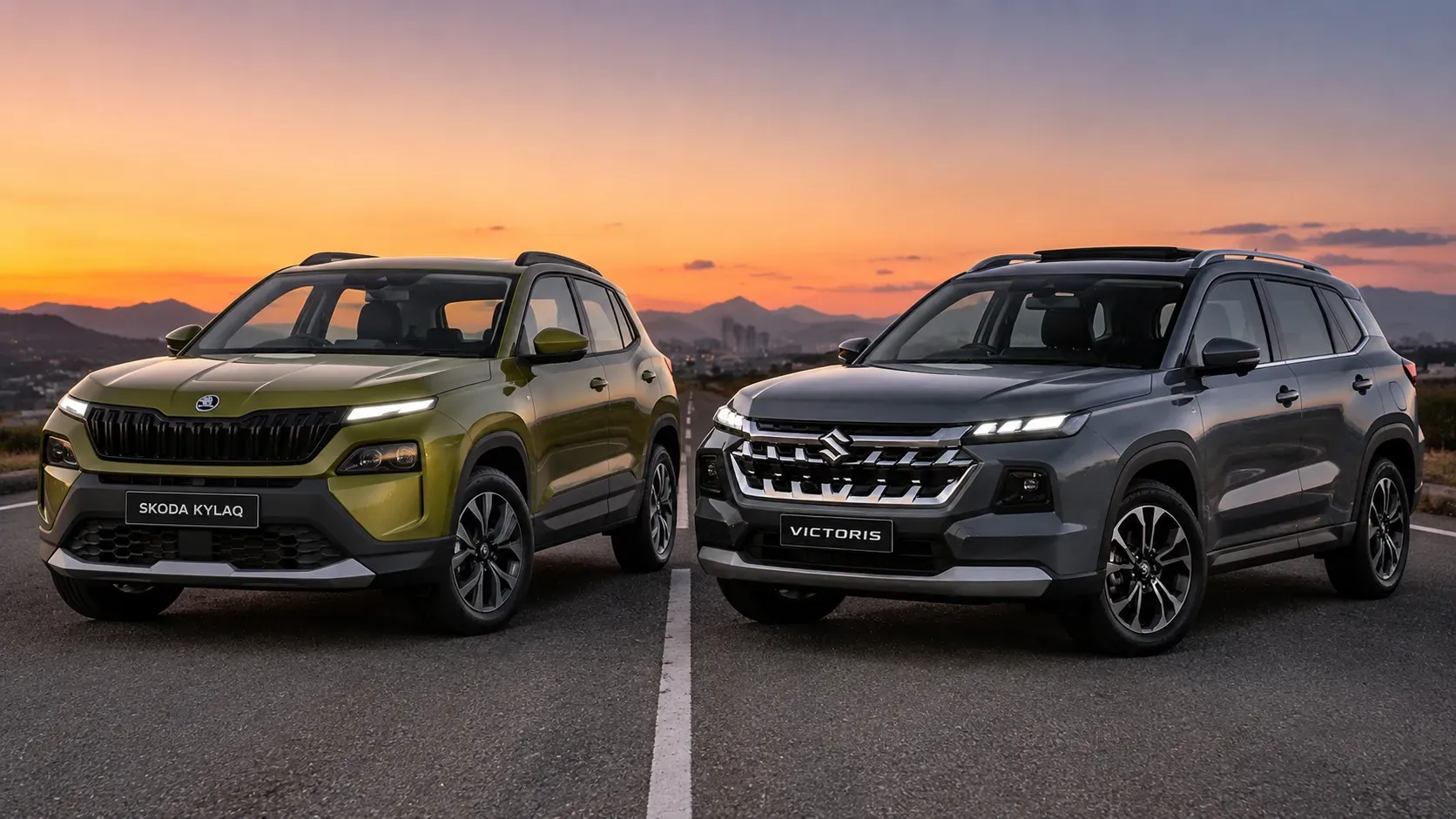 Skoda Kylaq vs Maruti Suzuki Victoris
